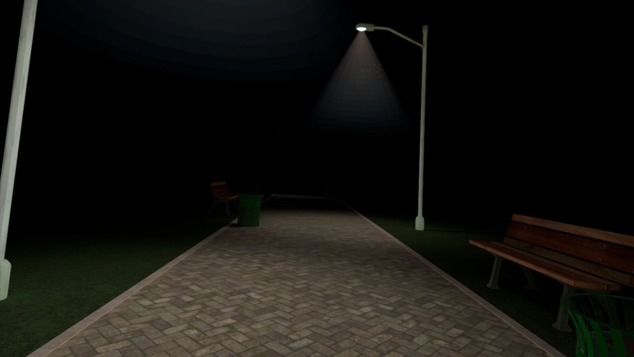 Liminal interior scene
