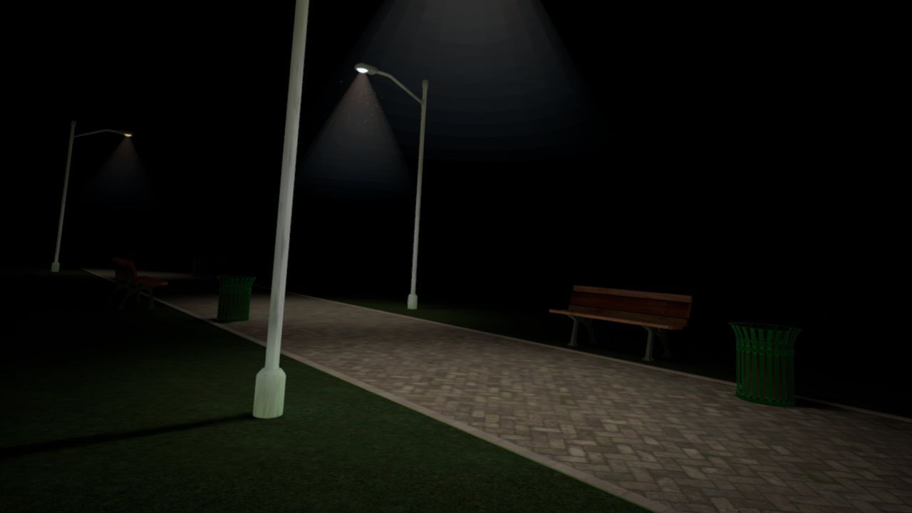 Liminal interior scene with soft light